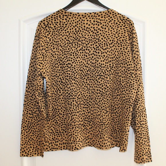 J. Crew cheetah print sweater (women’s XXL) (NWT) - Picture 8 of 13